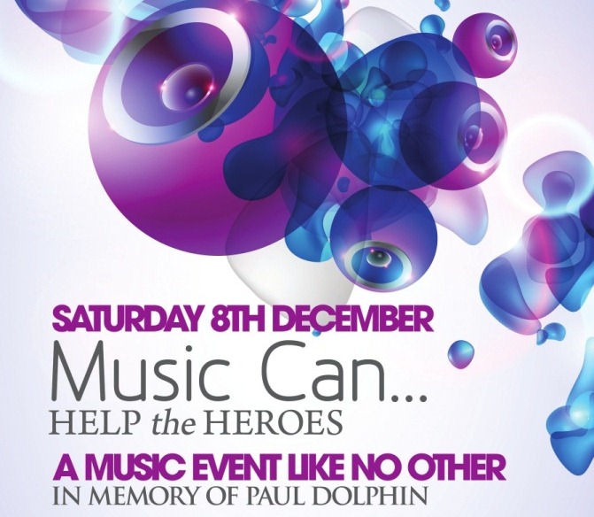 ‘Music can...’ and will Help the Heroes