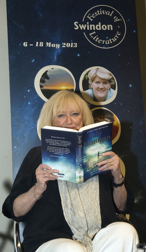 Judy with her book 'Eloise'