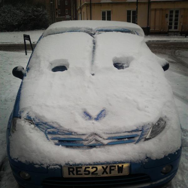 @JoLoganthatsme's car is loving the snow!
