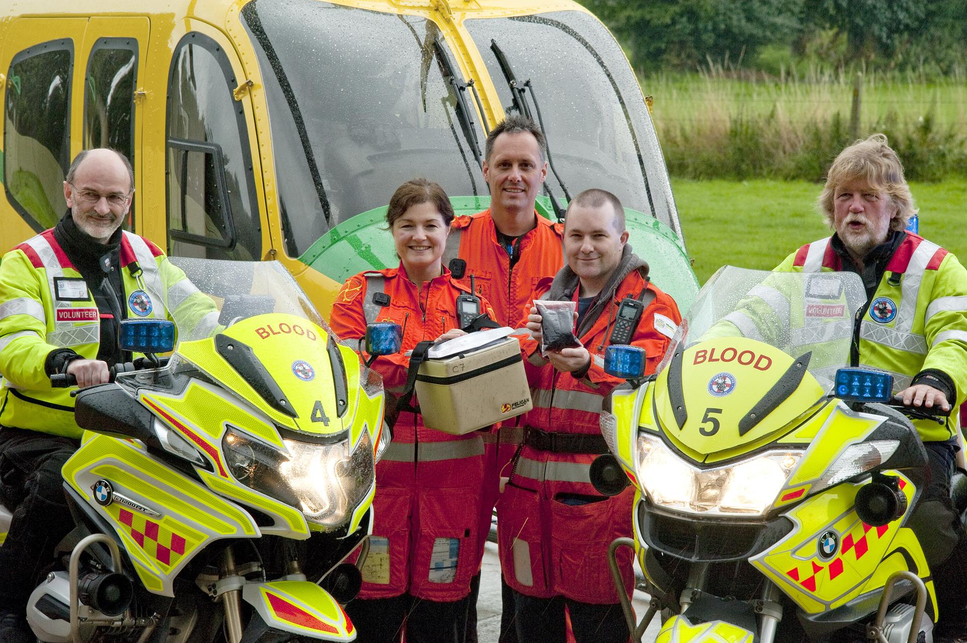 Snapped: Wiltshire and Great Western Air Ambulances Carry Blood