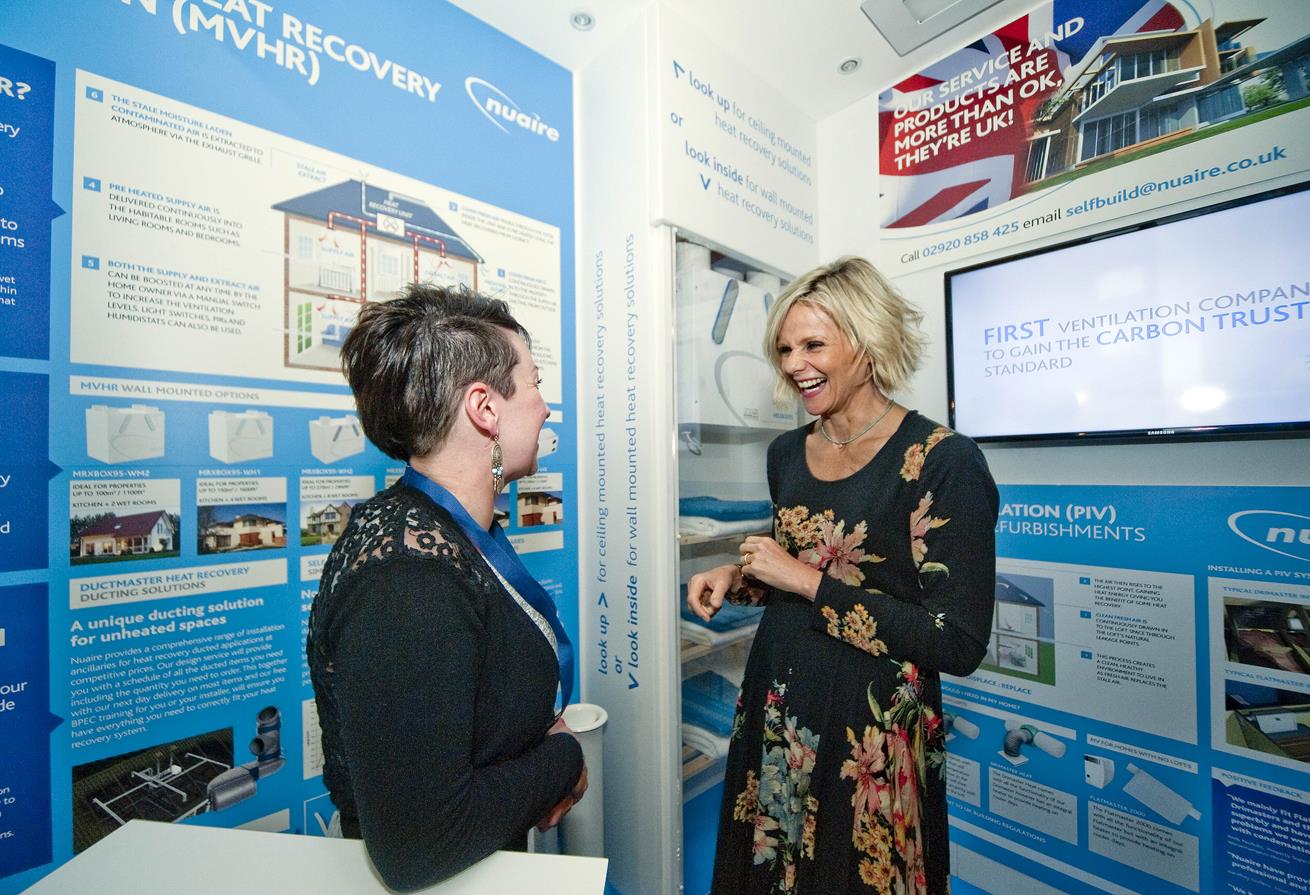 Snapped Linda Barker at The Big Home Improvement Show