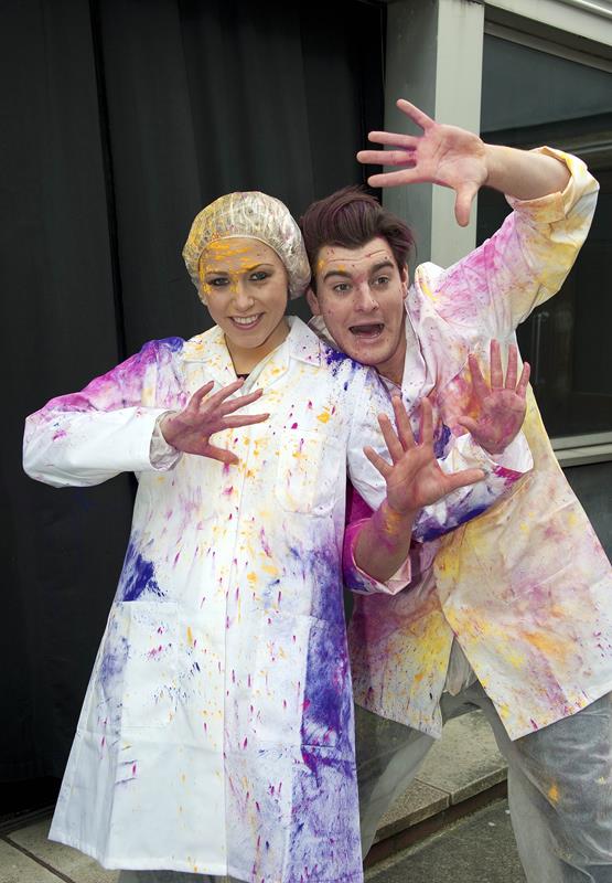 Snapped: Amelia Lily & Matt Lapinskas Get Technicolour Makeovers