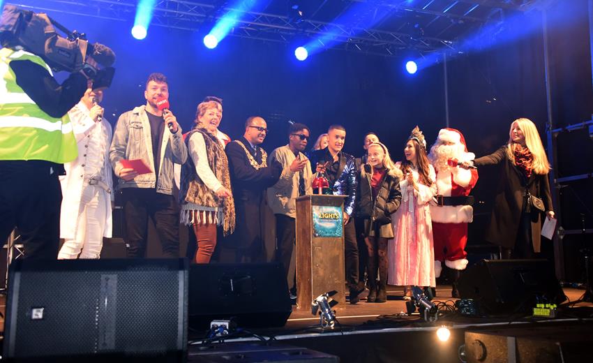 SNAPPED: Swindon Town Centre Christmas Lights Switch-On 2018