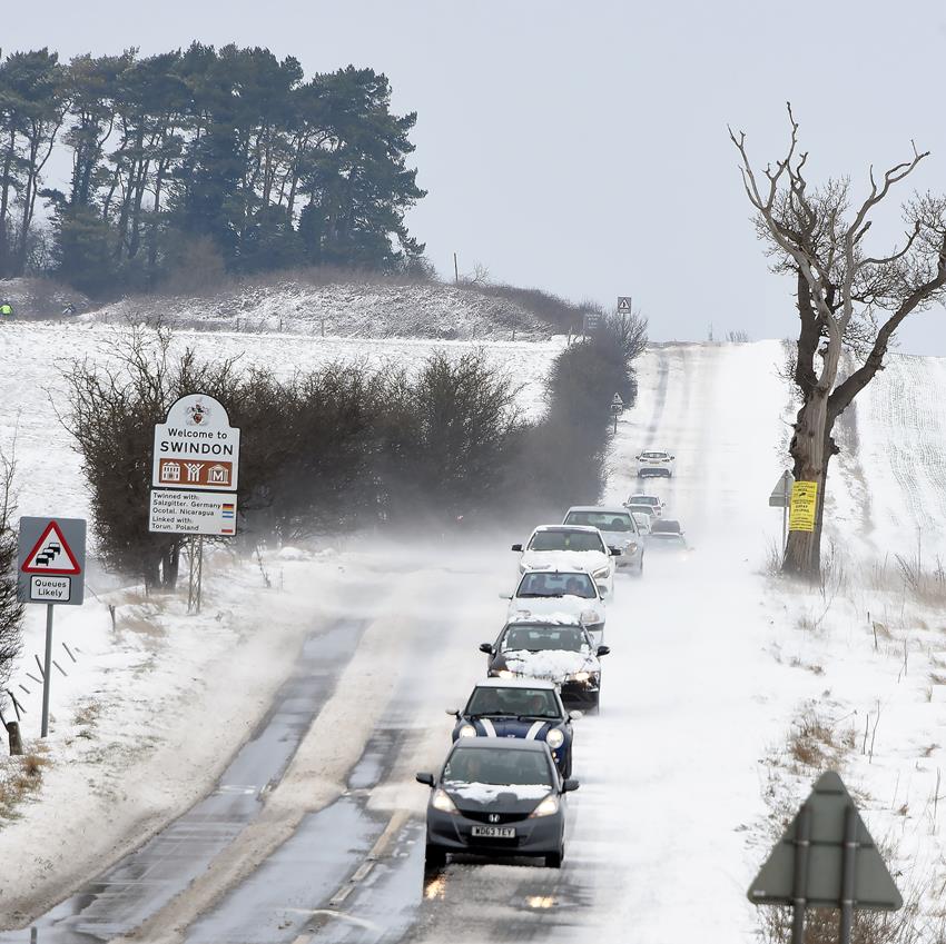 Snapped Snow in Swindon