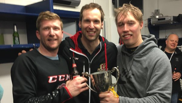 Arsenal goalkeeper Petr Cech oversees Guildford's play-off win