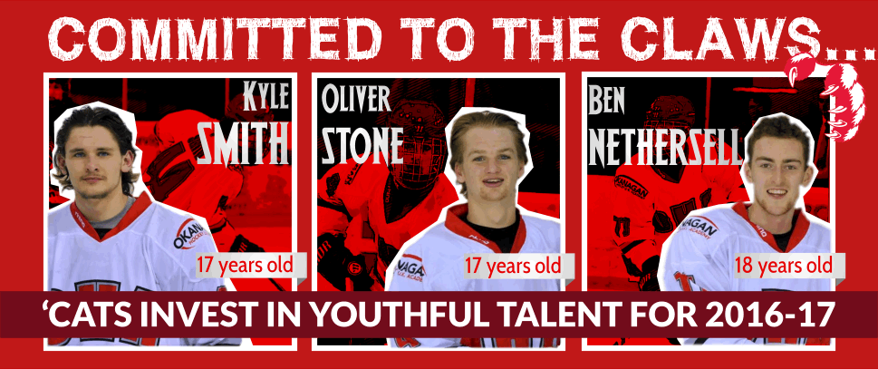 Swindon Wildcats call young trio into club roster