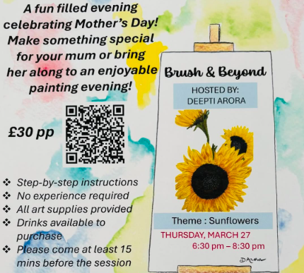 Paint and Sip Poster