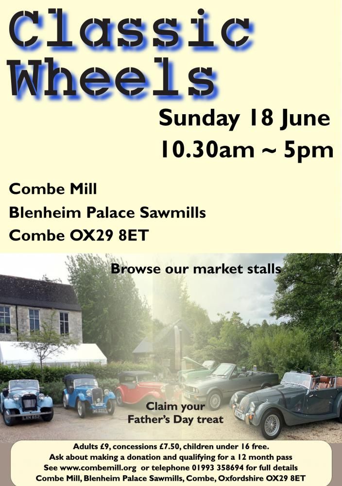 Classic Wheels at Combe Mill `In Steam` 