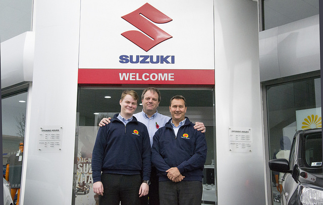Pebley Beach MD Dominic Threlfall welcomes Callum and Ian to the company