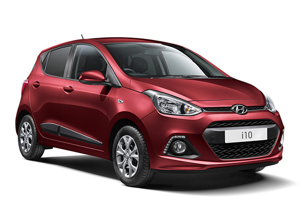 The new i10 Go! in Red Passion